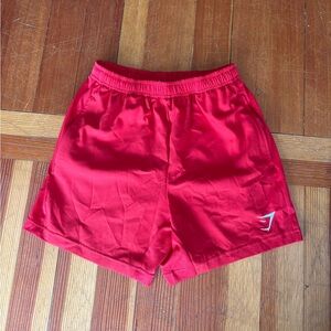 Gymshark Red Men's Athletic Shorts